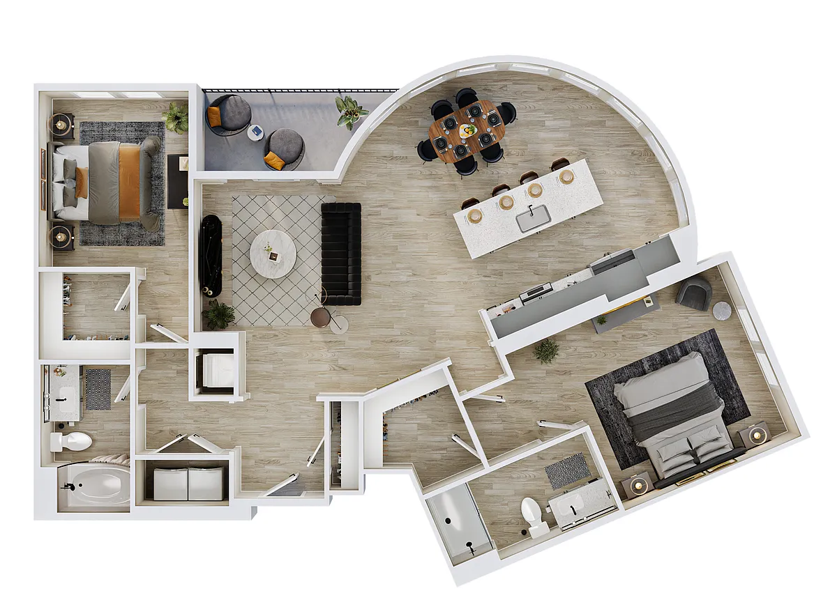 Floor plan B8