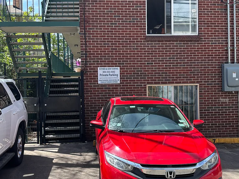 Private parking space, no fighting for curb parking and navigating street sweeping days.