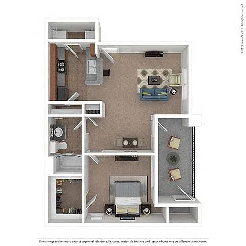 Floor plan A1B
