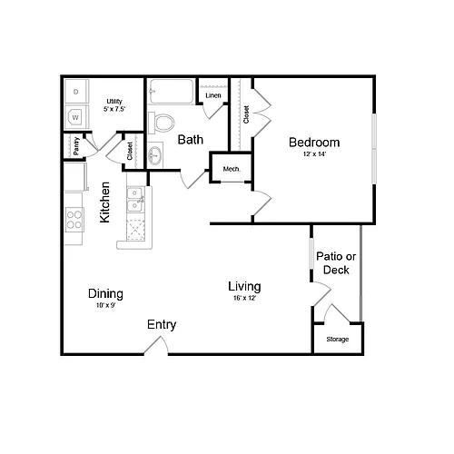 Floor plan Augusta - Classic