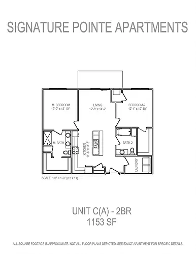 Floor plan Style C (ADA)