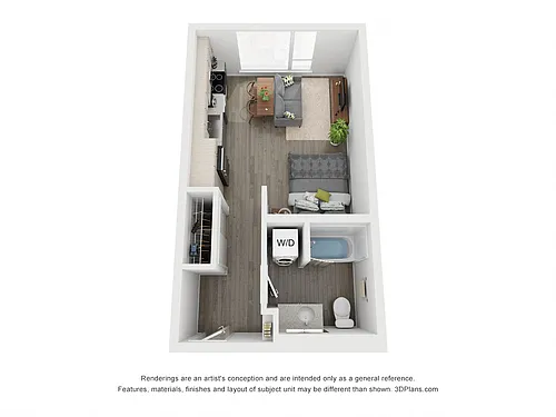 Floor plan Studio