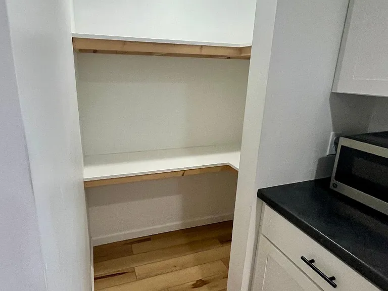 Pantry area off kitchen