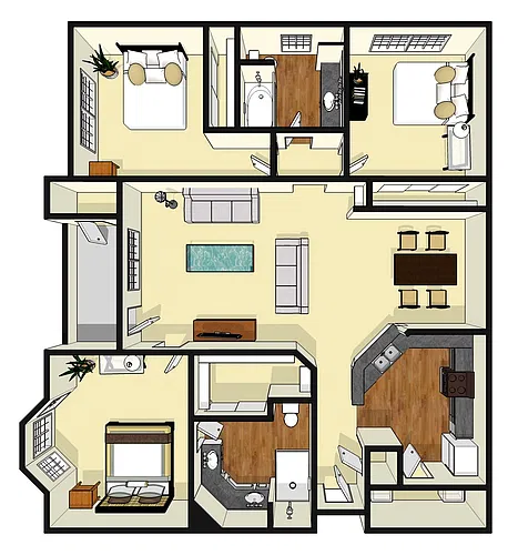 Floor plan C1