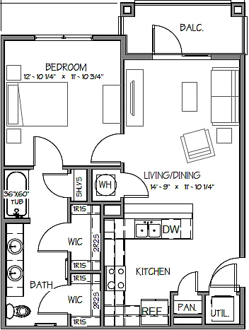 Floor plan A1-HC