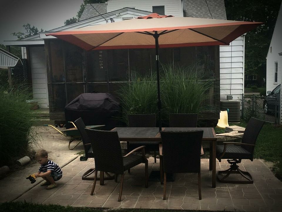 Backyard patio