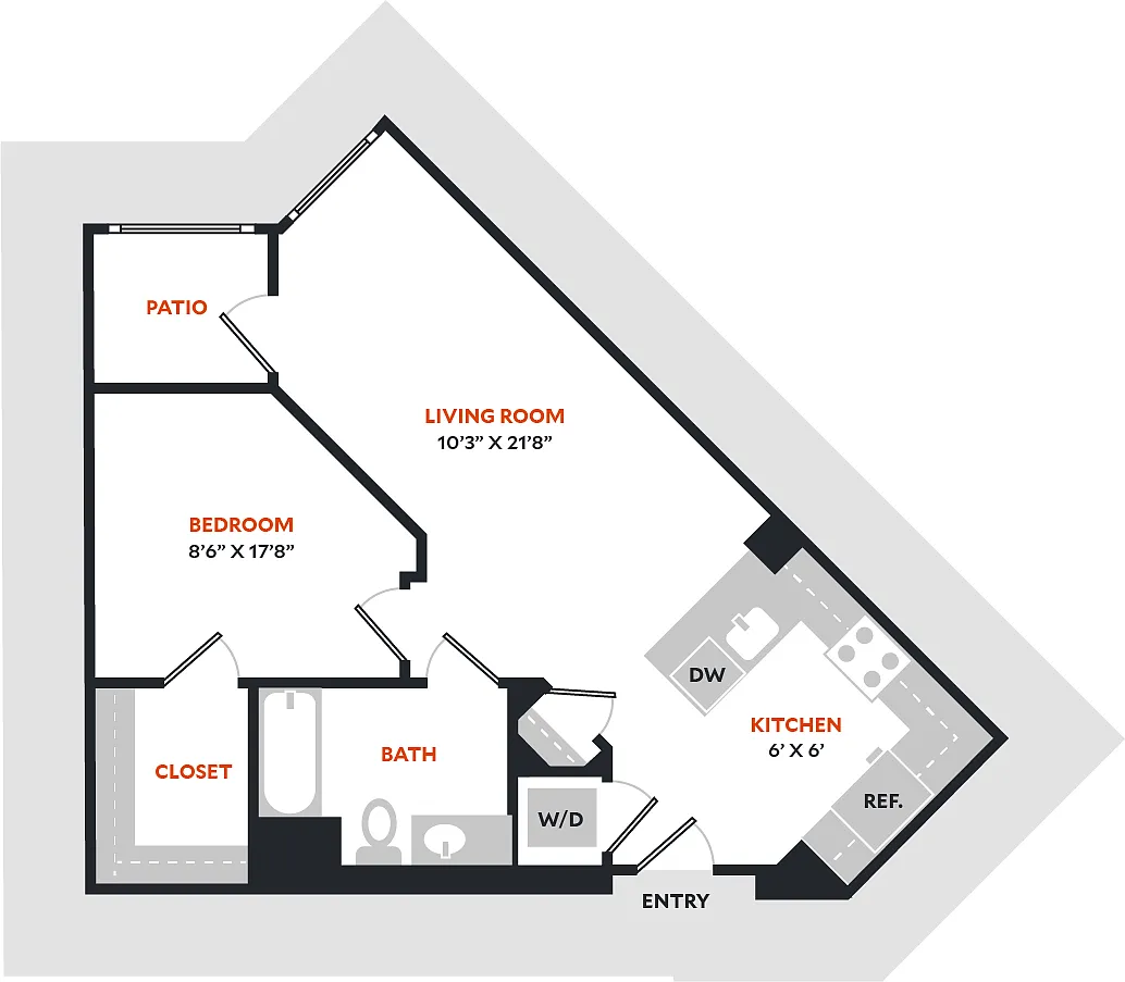 Floor plan Plan 1A