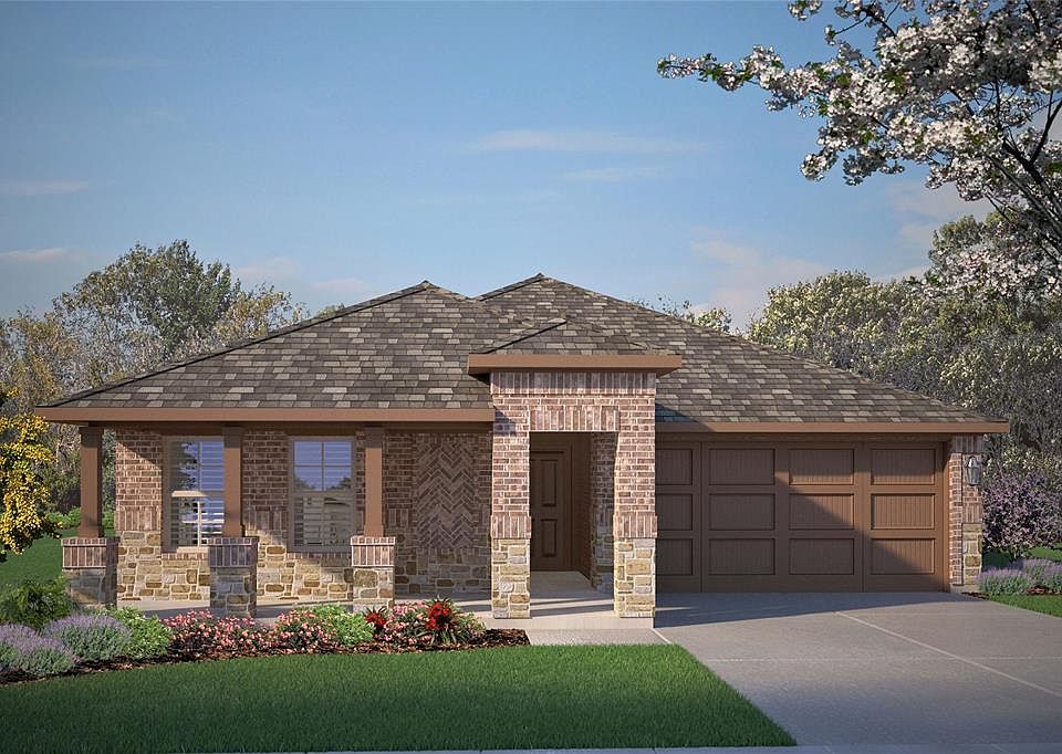 D.R. Horton's Ashburn floorplan, elevation E. All Home and community information, including pricing, included features, terms, availability and amenities, are subject to change at any time without notice or obligation. All Drawings, pictures, photographs, video, square footages, floor plans, elevations, features, colors and sizes are approximate for illustration purposes only and will vary from the homes as built.