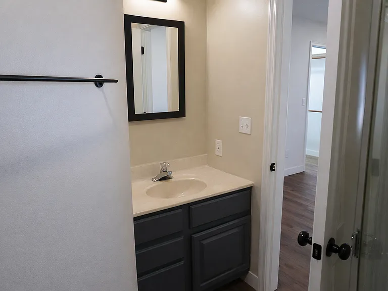 Master bathroom includes a stand-up shower (not pictured)