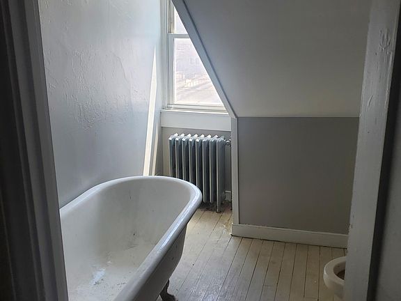 3rd floor full bathroom with authentic clawfoot tun