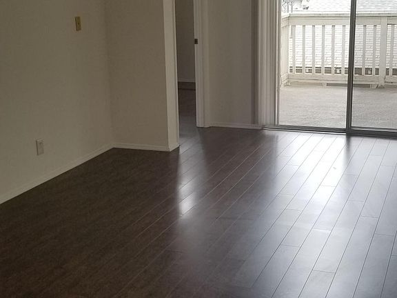 Wood floors in living room
