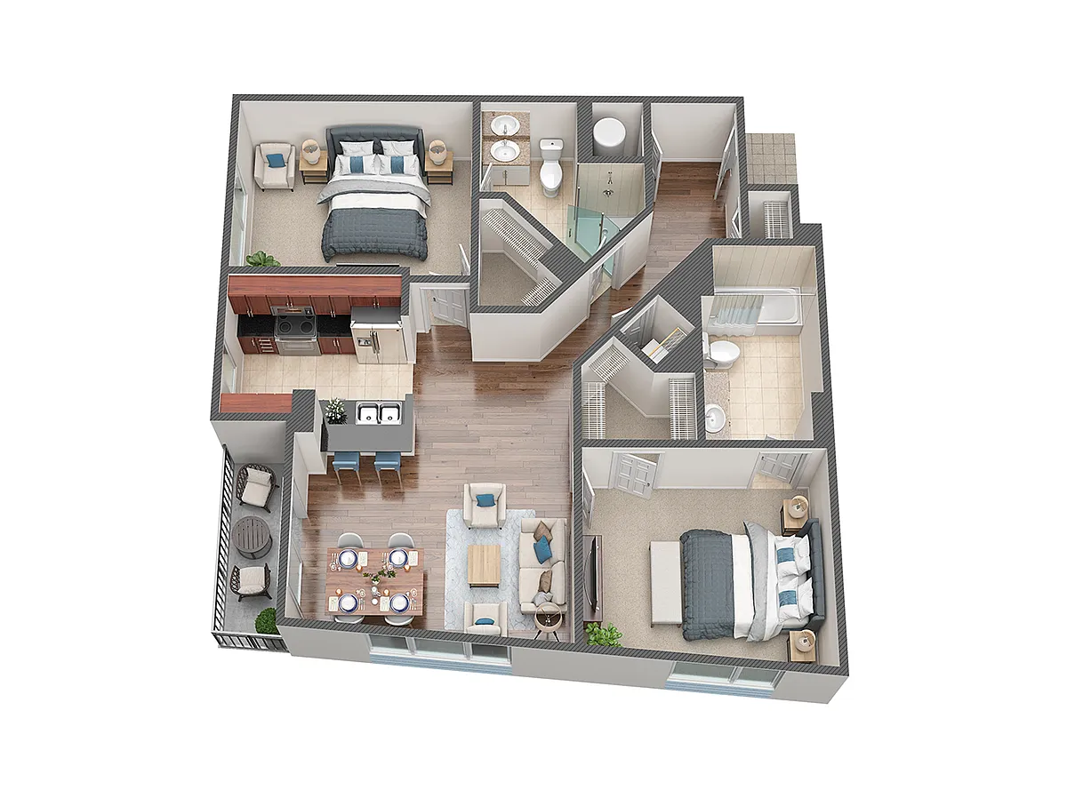 Floor plan B2