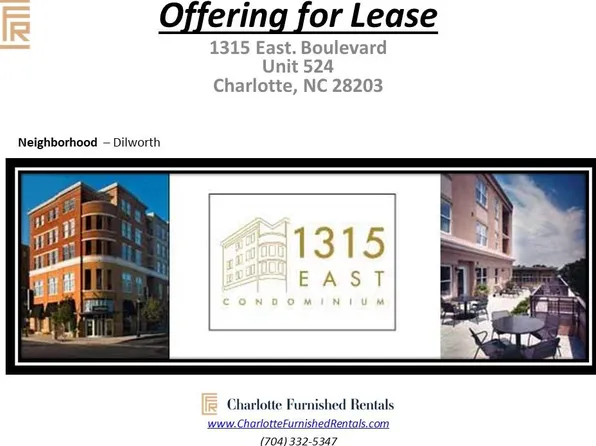 1315 East Blvd Unit 524, Charlotte, NC 28203