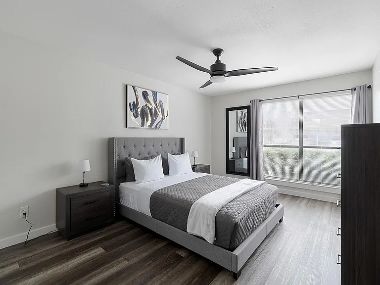 Queen sized, gel infused mattress.