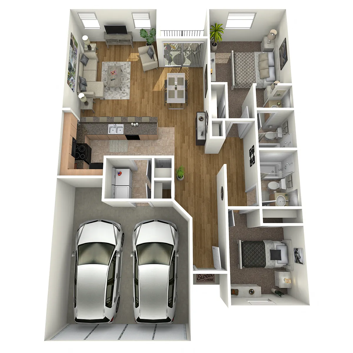 Floor plan Signature Townhome A