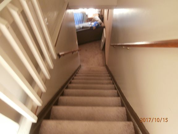 To basement