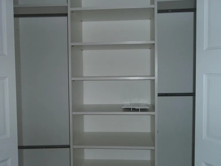 Closet in small bedroom
