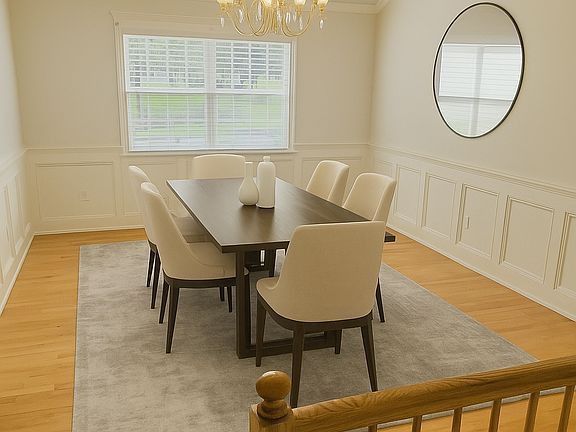 Formal dining room.