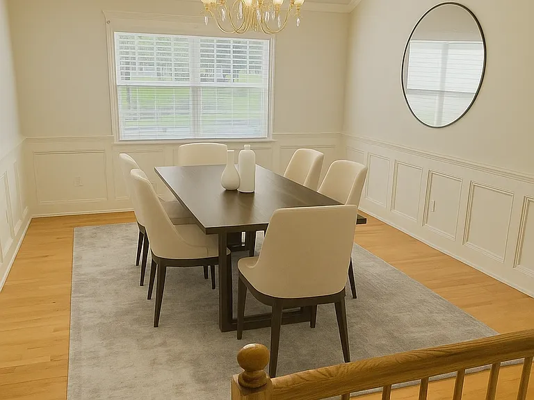 Formal dining room.