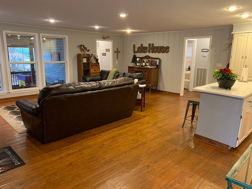 Open living and kitchen area