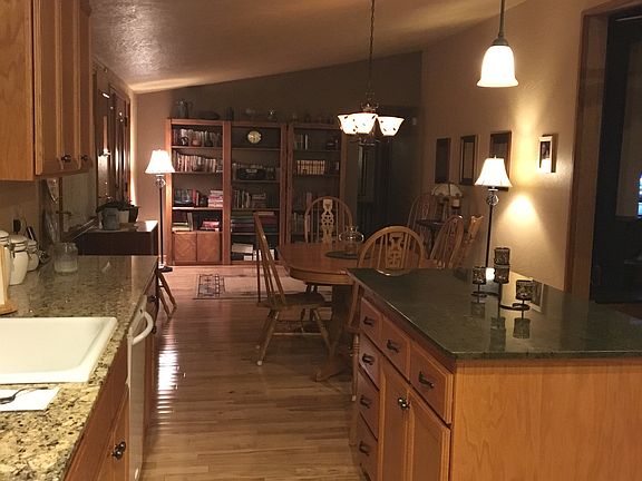 View from laundry room into 