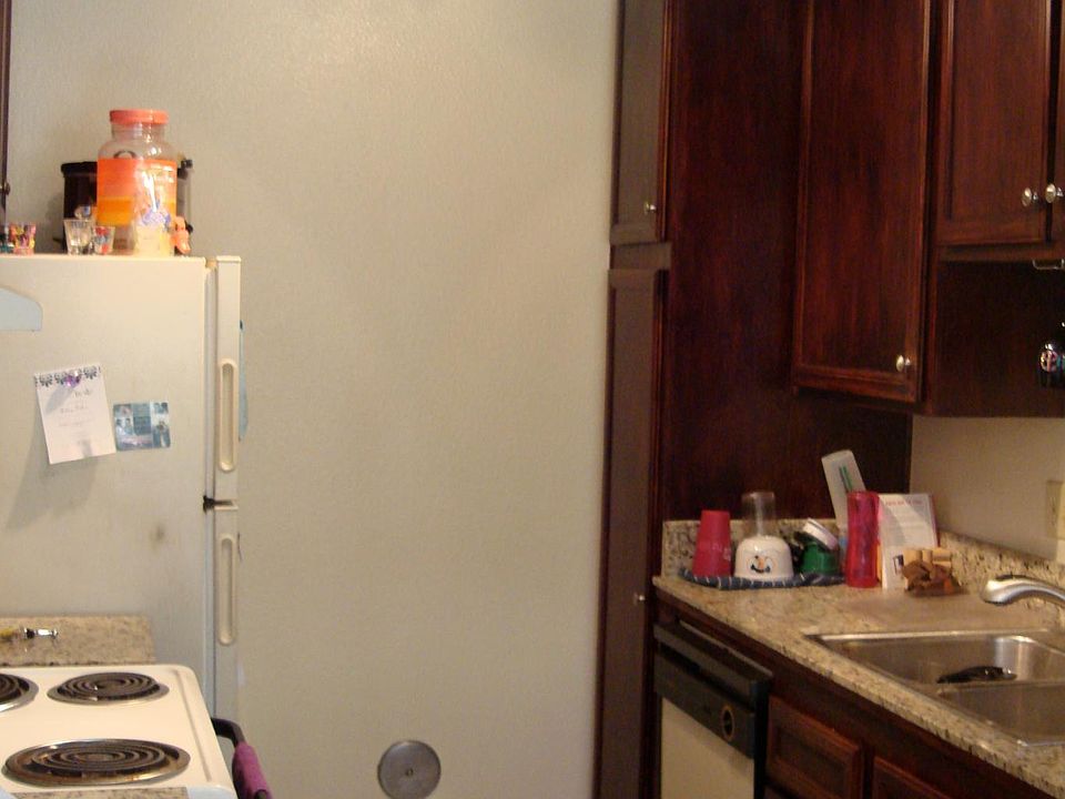 Kitchen with granite counter tops