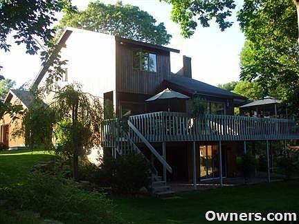 View of west side and deck