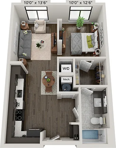 Floor plan E1