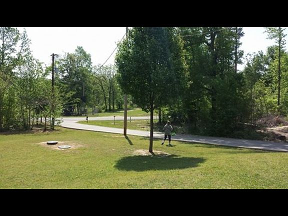 View from house to road