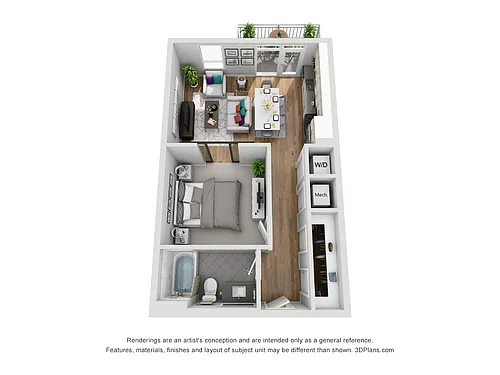 Floor plan 1S