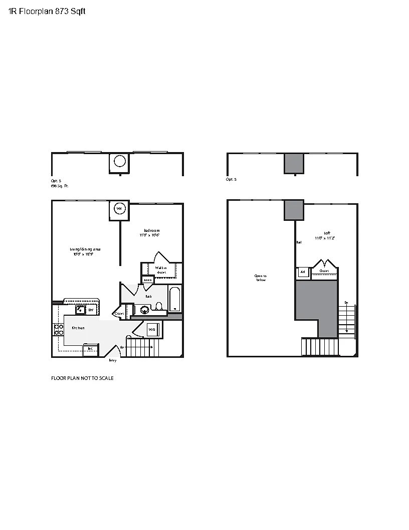 Floor plan 1R