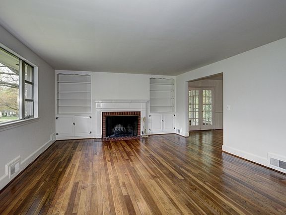 Living Room with FP and Built Ins