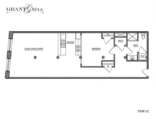 Floor plan 1C