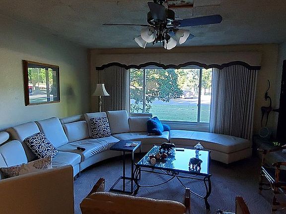 Den with fireplace