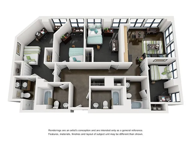 Floor plan VanBuren
