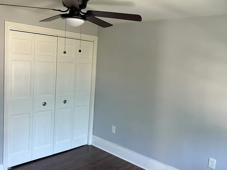 Master bedroom with a large closet