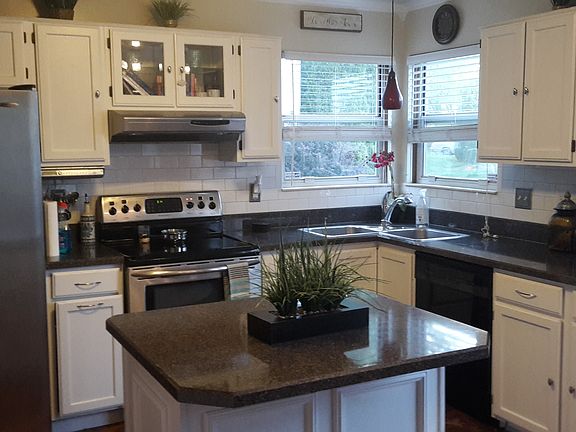 kitchen with island and pantry