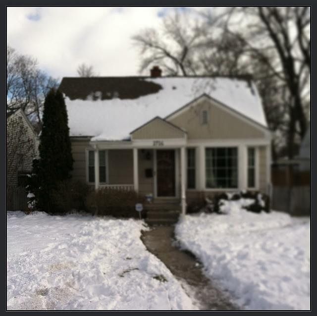Front of the house. 