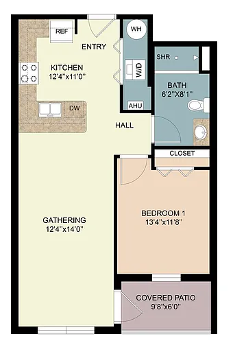 Floor plan 3-204