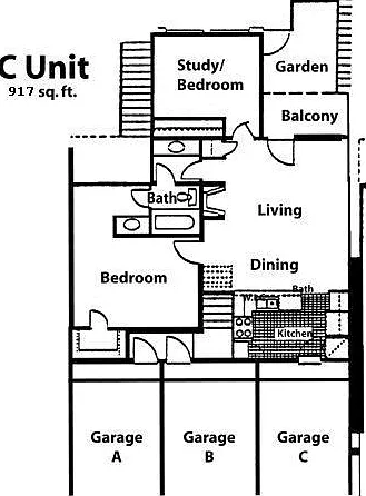 2 bed, 1.5 bath, 917 sqft, $1,495 — Photo 4