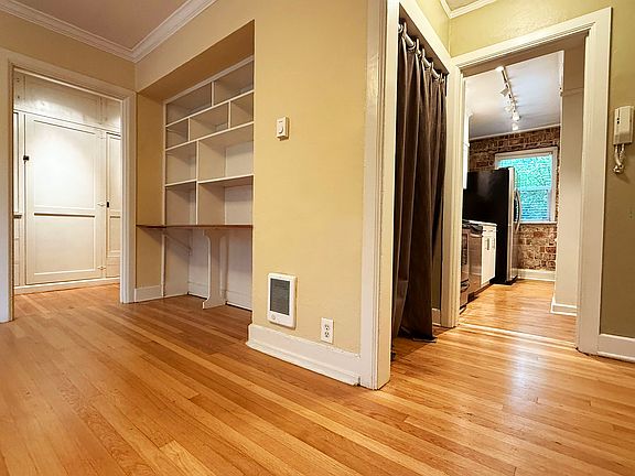 Built-in Book Case & Desk, Secured Entry Intercom
