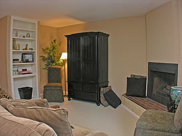 Living Room with Fireplace