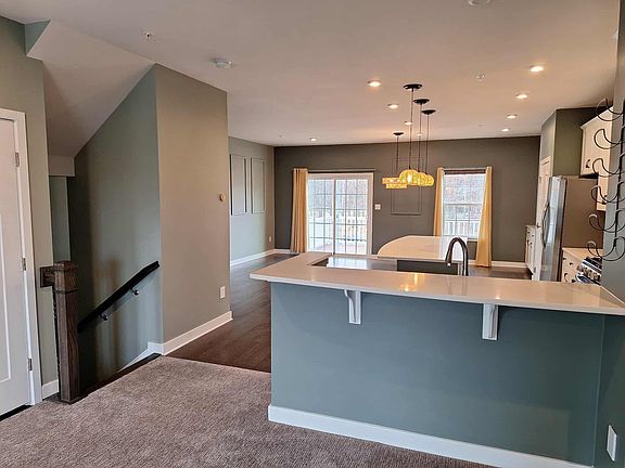 Stairs to Upstairs and Kitchen Breakfast bar