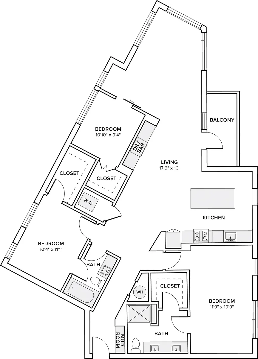 Floor plan B13D