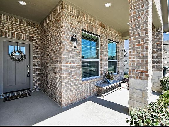 Large porch.