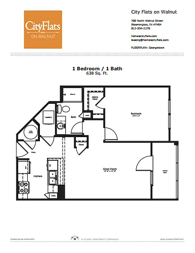 Floor plan Georgetown 1.1