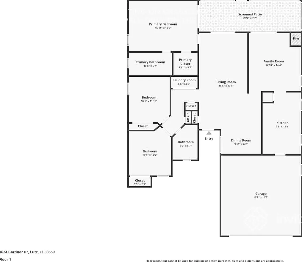 1624 Gardner Dr Lutz, FL 33559 — Photo 2