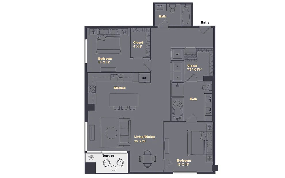 Floor plan B7R