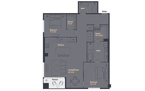 Floor plan B7R