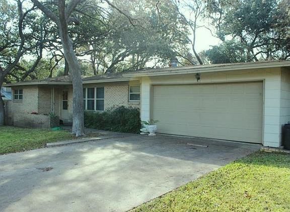 Double car garage with door opener.